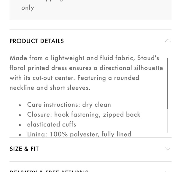 STAUD floral printed maxi dress - Picture 6 of 14